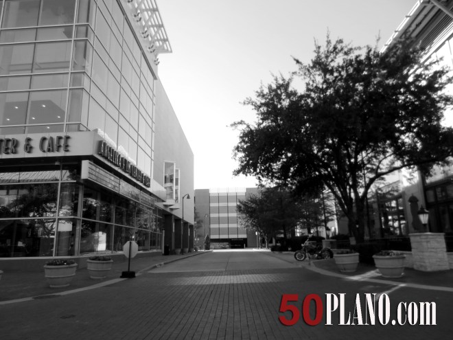 Angelika Theater to the left